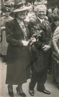 The Macalík spouses in 1940