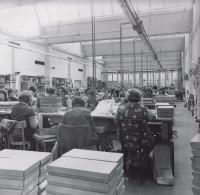Továrna firmy Pollmann v roce 1973