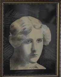 Portrait of Karel Komers' mother