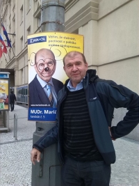 Marián Hošek, election campaign 2016