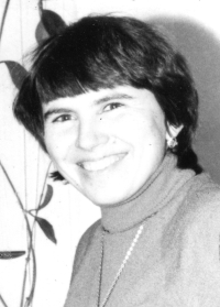 His wife Jaroslava Cvejnová in 1979