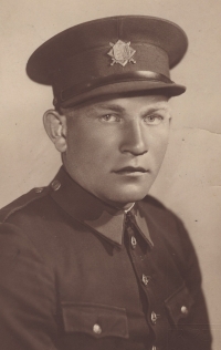 Her father František Kalous, ca. 1930