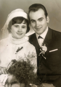The Dvořáks became husband and wife on 6 February 1965.

