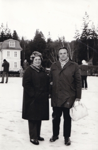 Štěpán's parents, Helena and Štěpán Bittner. 1980's