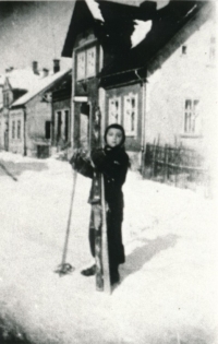 Josef Stingl - skiing in Hraničná