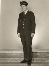 Pamětník jako rotmistr v roce 1968