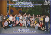 Instructors and students at the summer training. Croatia, 2004