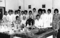 Analytical Department at the North Bohemian Chemical Works, where he worked in 1962-1976.