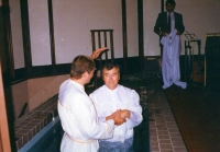 Baptism in Lovosice, ca. 1993