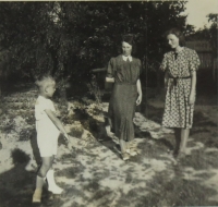 Milan and his grandmother. 1943