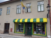 House No. 329, where Věra Ettelová runs a toy shop, 2022