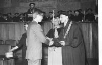 Graduation of Jiří Suchomel, 1967
