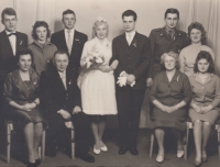 Wedding of Věra Pauková and Tomáš Ettel, 1961
