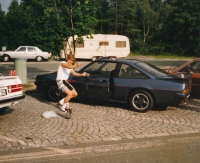 Holger Frenzel with his car