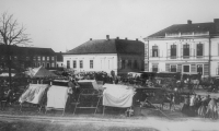 Markets in Tlumačov used to take place several times a year, 1898