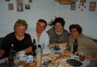 From the left: siblings Antonie, Josef, the witness Marie, Františka, 2005