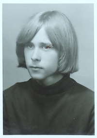 Milan Pištěk, 13 let, v roce 1969