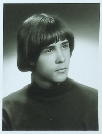 Milan Pištěk v roce 1971. Bylo mu 15 let