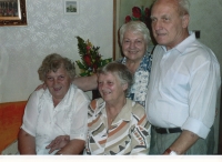 Ludmila Voráčková (on the left) with her siblings, 2007
