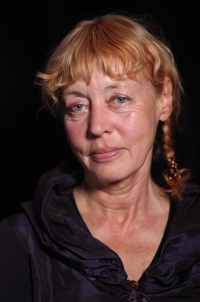 Iva Rudolecká during the filming in 2022