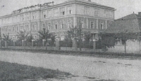 The hospital where Milan Geryk was born on 3 August 1932; Nový Jičín, 1930s
