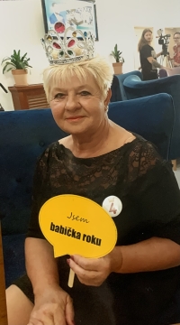 Anděla Kratochvílová - taking part in the Grandmother of the Year competition
