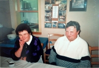 With her husband, Praha, cca 2003