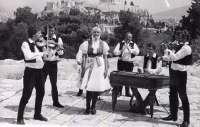 Věra Domincová during a tour in Greece, 1983
