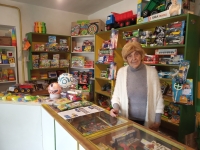 Věra Ettelová in her shop in Králíky, 2022