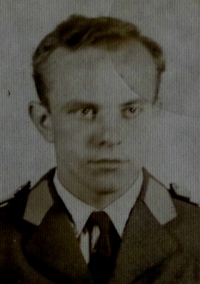 Miroslav Vaňáček in the uniform of an officer of the air force of the Czechoslovak People's Army 