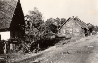Old wooden school in Slané, 1930s
