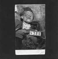 Pamětníkův otec Miroslav Valter starší, zastřelen německými vojáky 7. května 1945