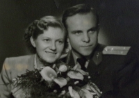M. Vaňáček on his wedding photograph 