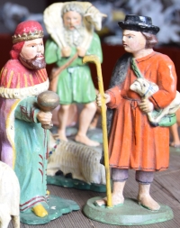 Králíky nativity sets – part of Schwarzer’s Nativity, Dolní Čermná Museum
