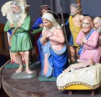 Králíky nativity sets – part of Schwarzer’s Nativity, Dolní Čermná Museum
