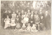 Václav's aunt's wedding (as a toddler on mom's lap)