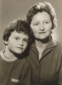 Eva Rovenská with her mother Libuše