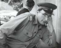 Vítězslav Kutík in the army in 1985