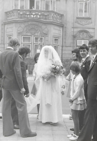 Wedding of the daughter of Marie Kosinová