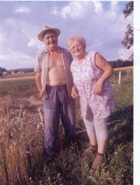 S manželkou Marií, kolem roku 2000