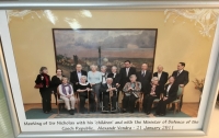 Gathering of the Winton's children, 2011, at the Ministry of Defense. Sir Nicholas Winton in the middle.