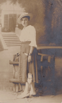 Mother of the witness, Olga Musilová, née Jančová, around 1910