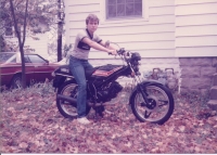 First motorcycle, 1985