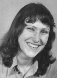 Marta Pechová in a civilian photograph in the 1970s