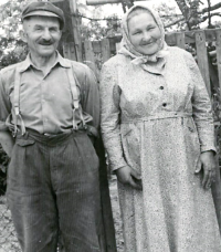 Rodiče Antonína Ondrouška – Růžena a Antonín (ruský legionář), po válce v Komárně