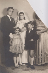 The parents' wedding, 1949