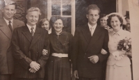 Wedding of Zlata and Jaroslav Bednář, mid-1950s		