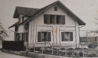 Dům ve Švýcarsku, v němž Dagmar bydlela s hostitelskou rodinou