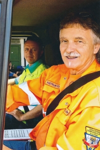 Svatopluk Haugwitz as a rescuer instructor