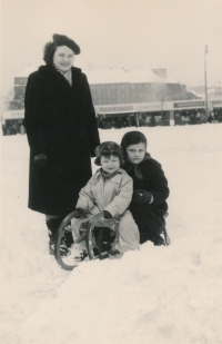 Svatopluk Haugwitz as a child